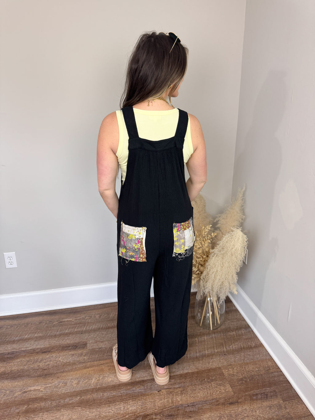 Soft Romance Jumpsuit | Black