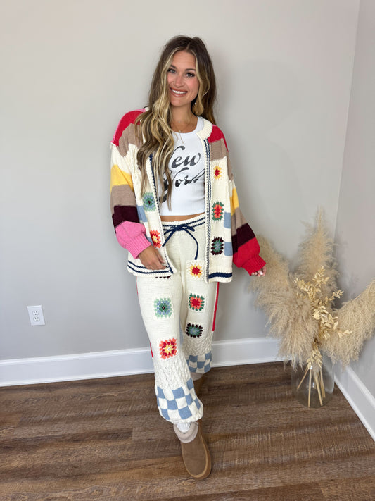 Paintbox Patchwork Cardigan