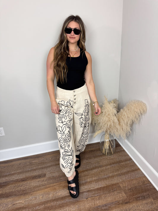 Clark Scoop Tank Top | Black