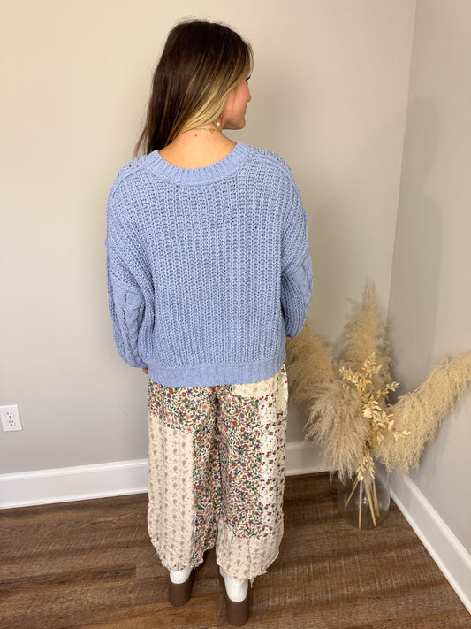 Apple Cider Sweater | Blue