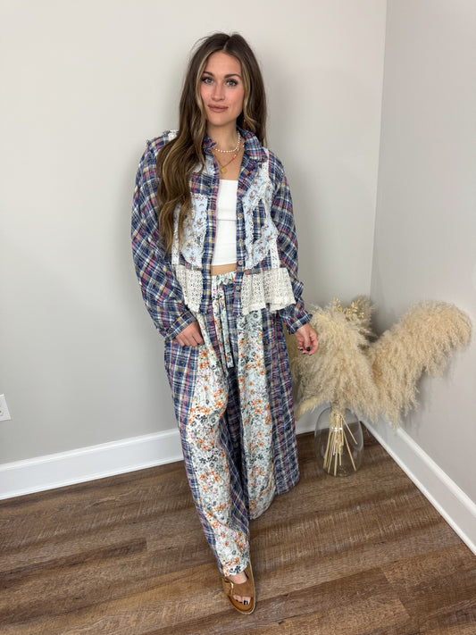 Hayden Plaid Top