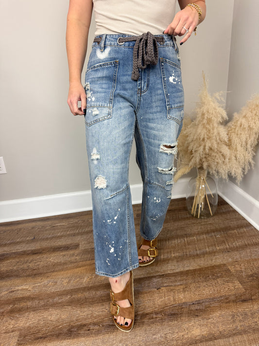 Tulsa Braided Pants | Denim