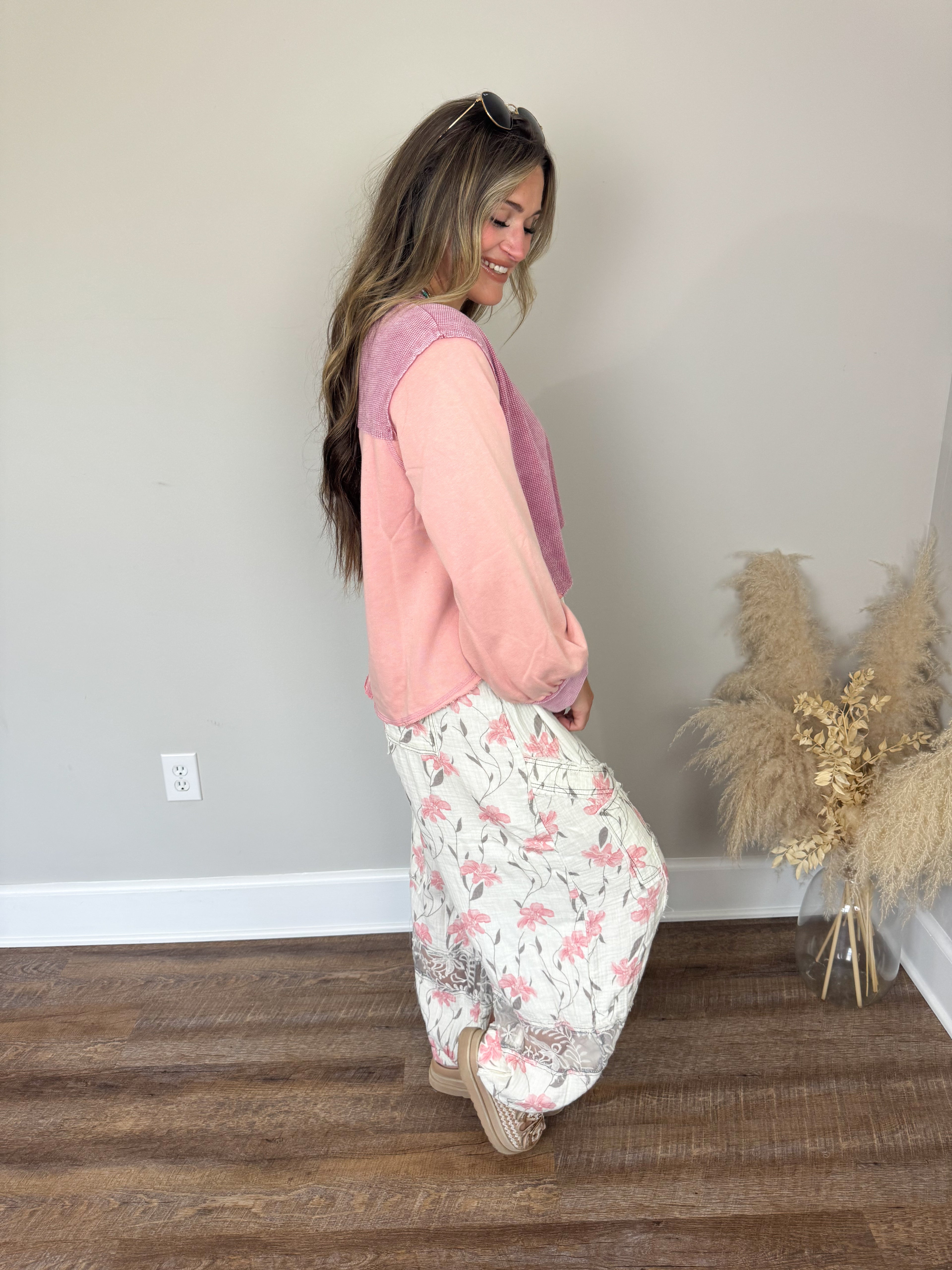 Cedar Trail Pullover | Pink