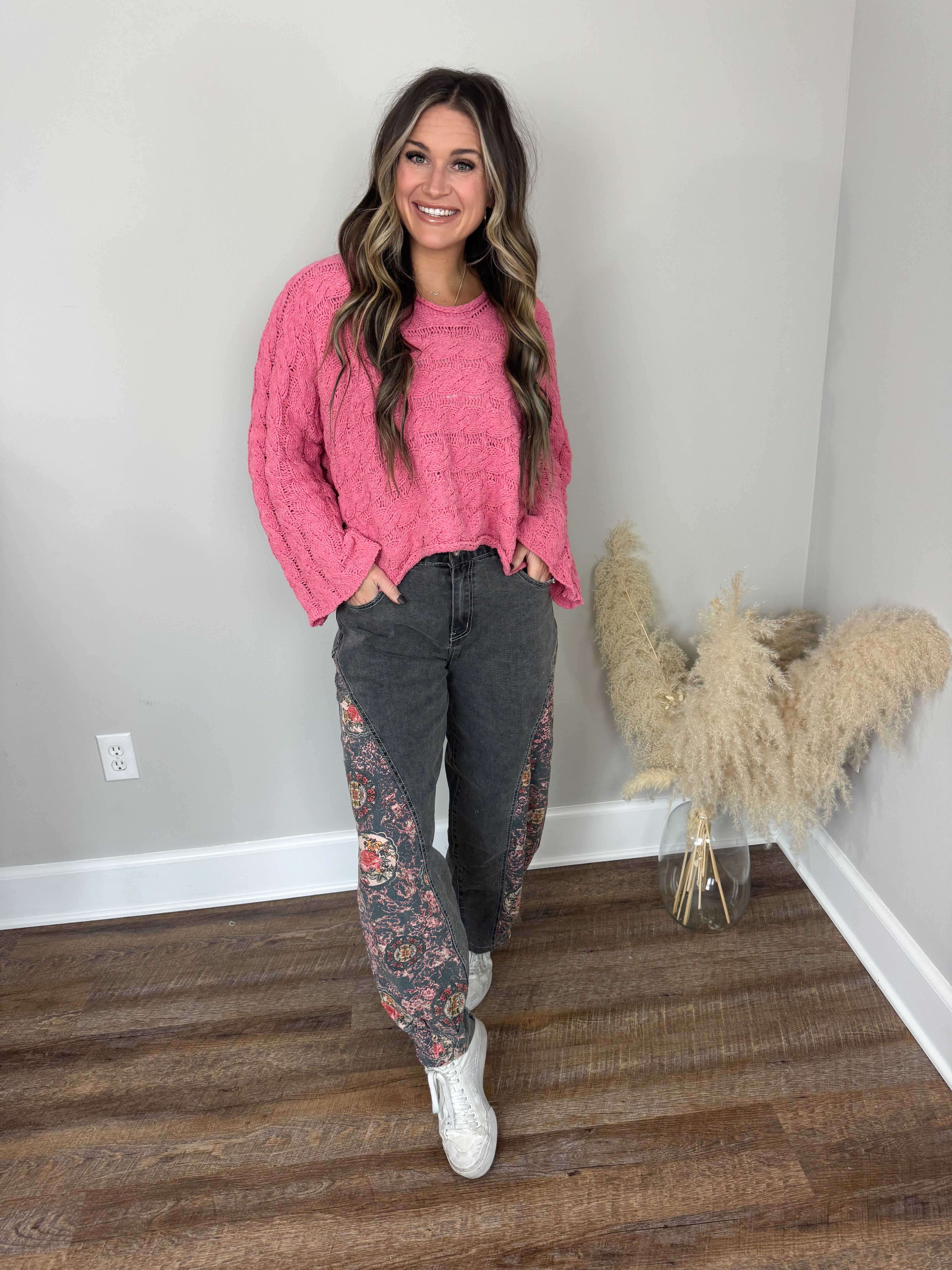 Boyfriend Denim Pants | Black