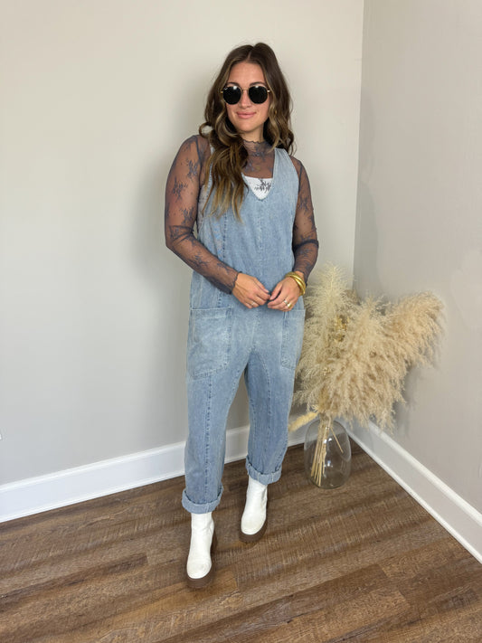 Davis Lace Top | Slate FINAL SALE