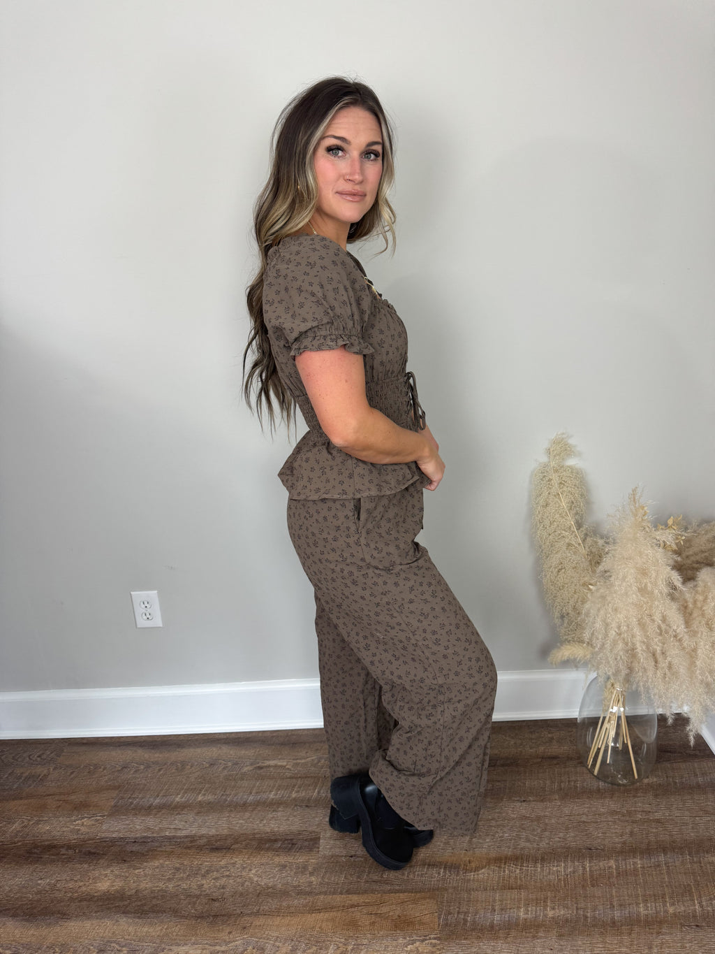Scottie Smocked Jumpsuit