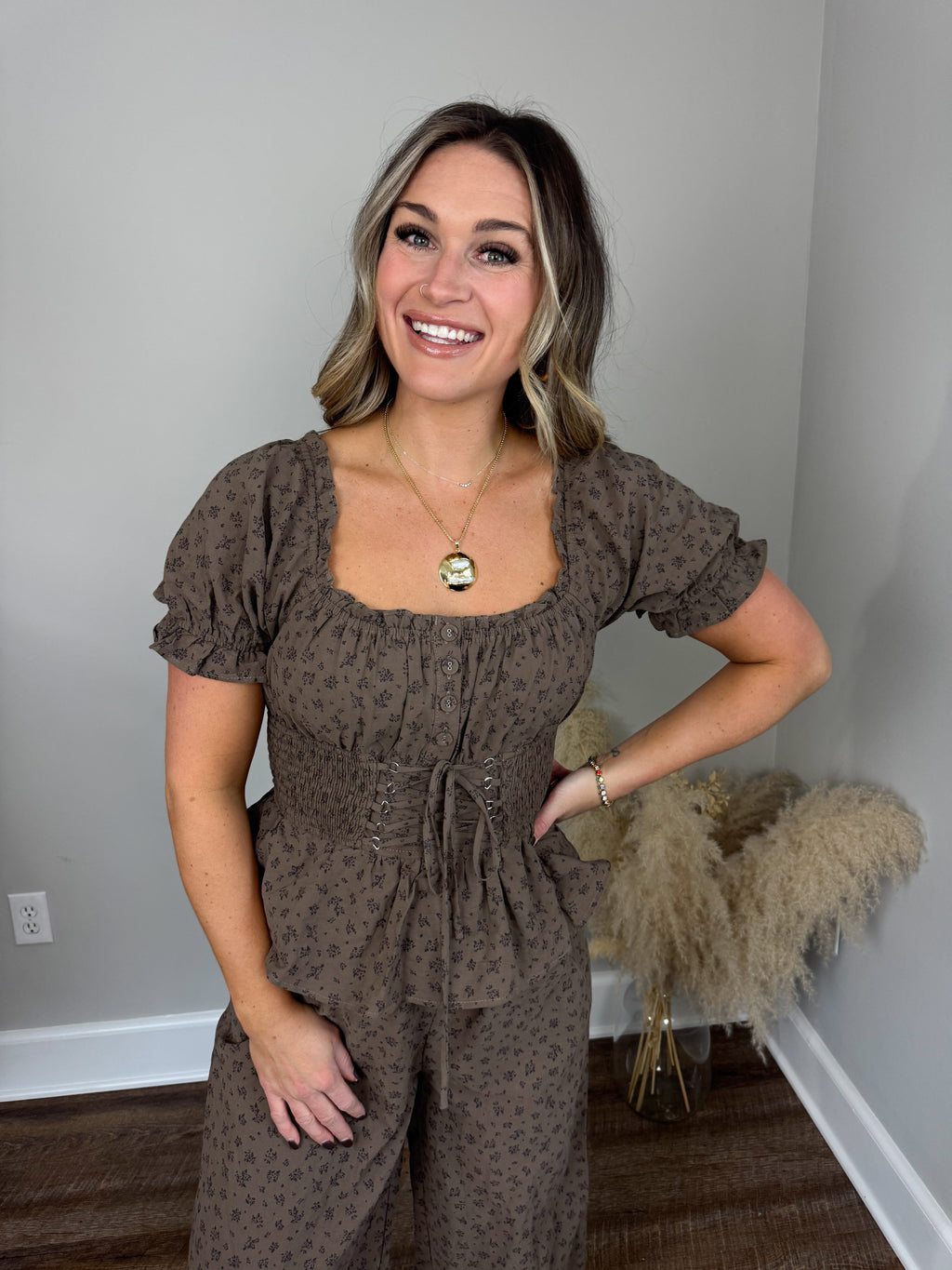 Scottie Smocked Jumpsuit