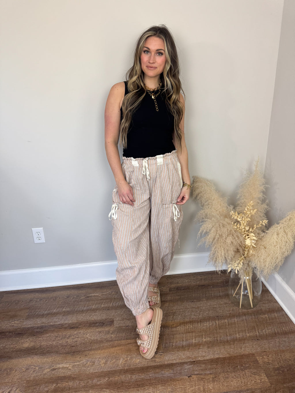 Bali Striped Cargo Pants