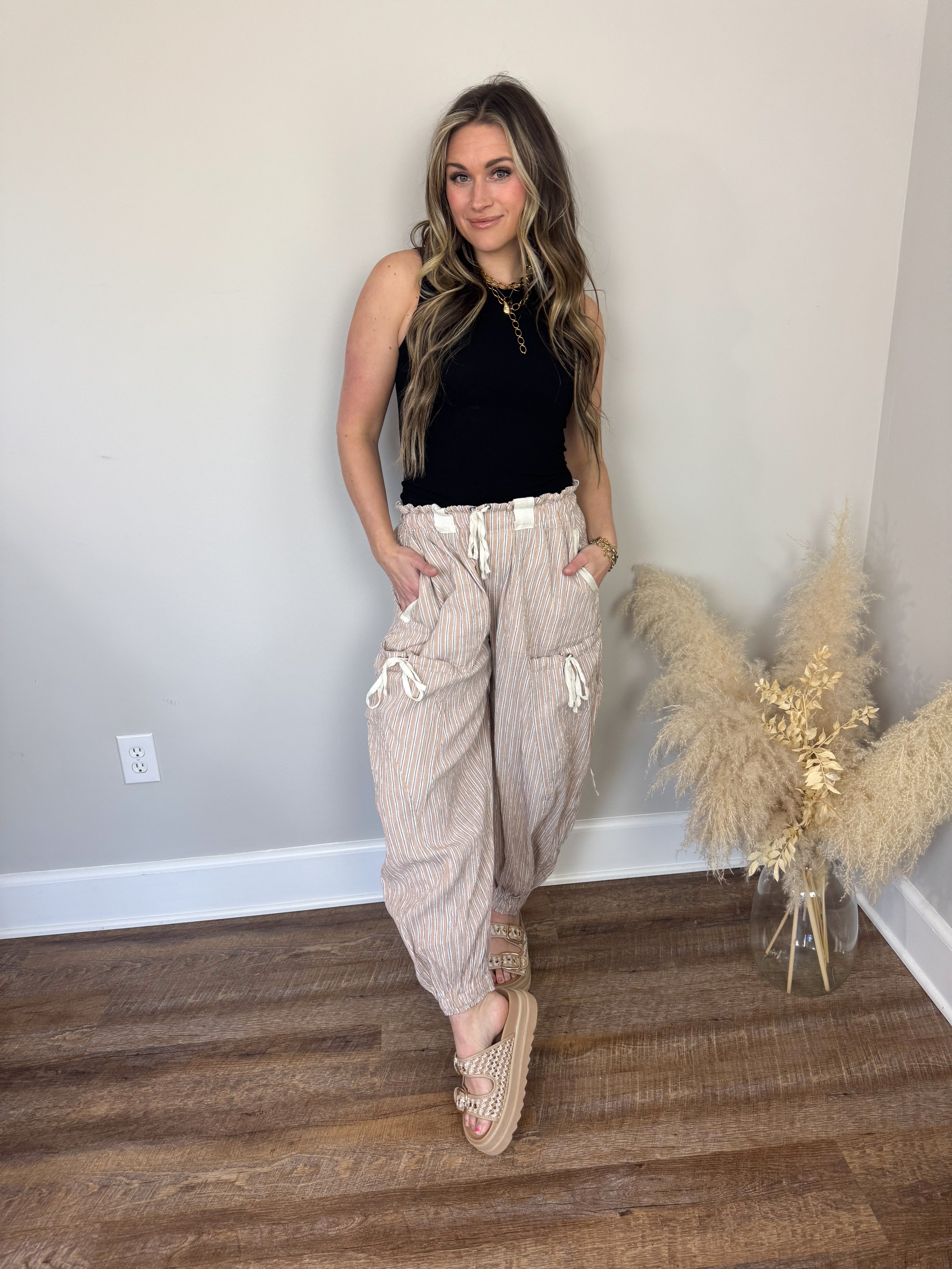 Bali Striped Cargo Pants