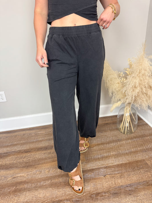 Record Year Joggers | Ash Black