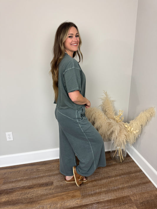 Barre Wide Leg Pants | Ash Jade