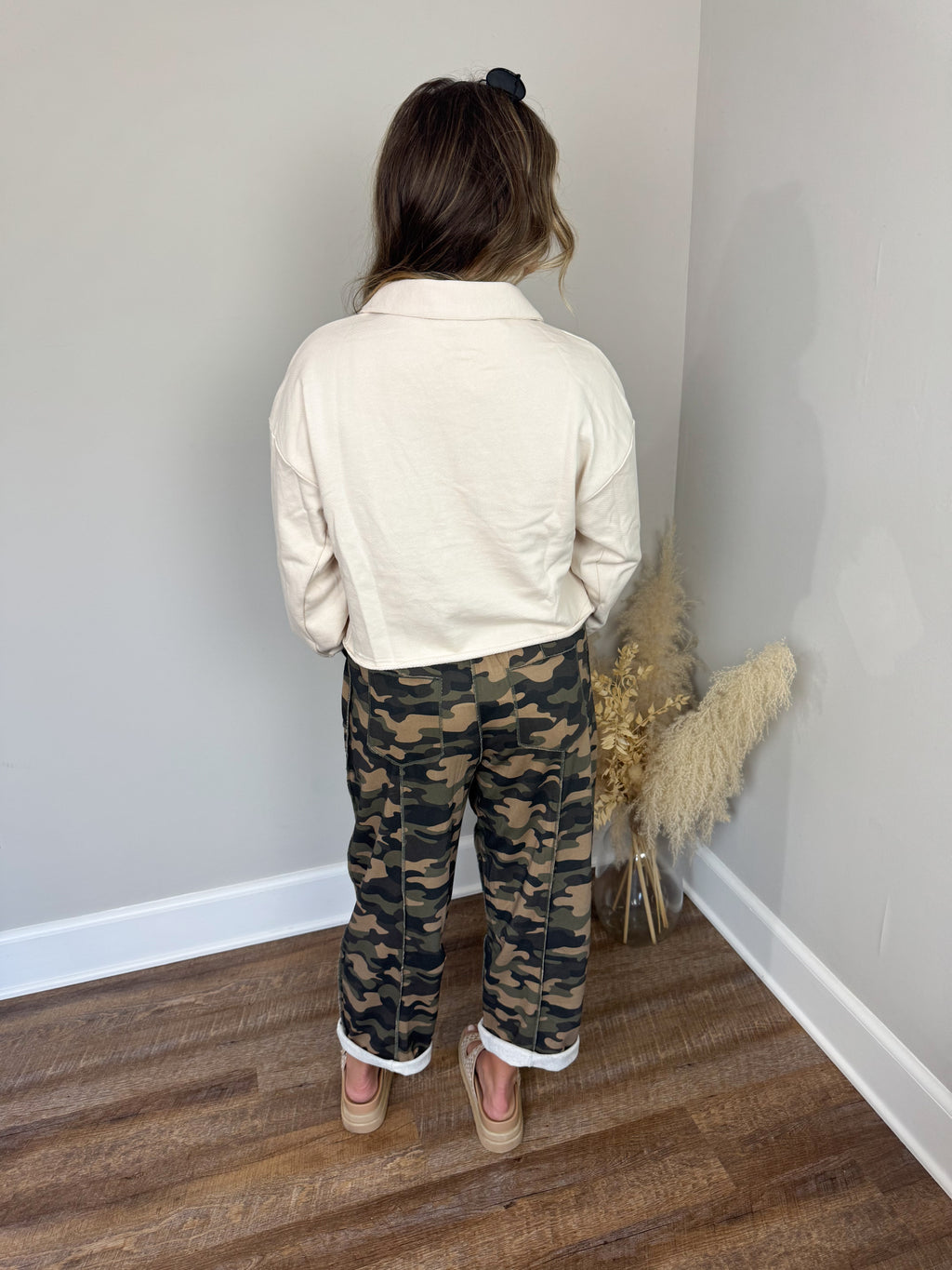 Seabreeze Terry Pullover | Beige