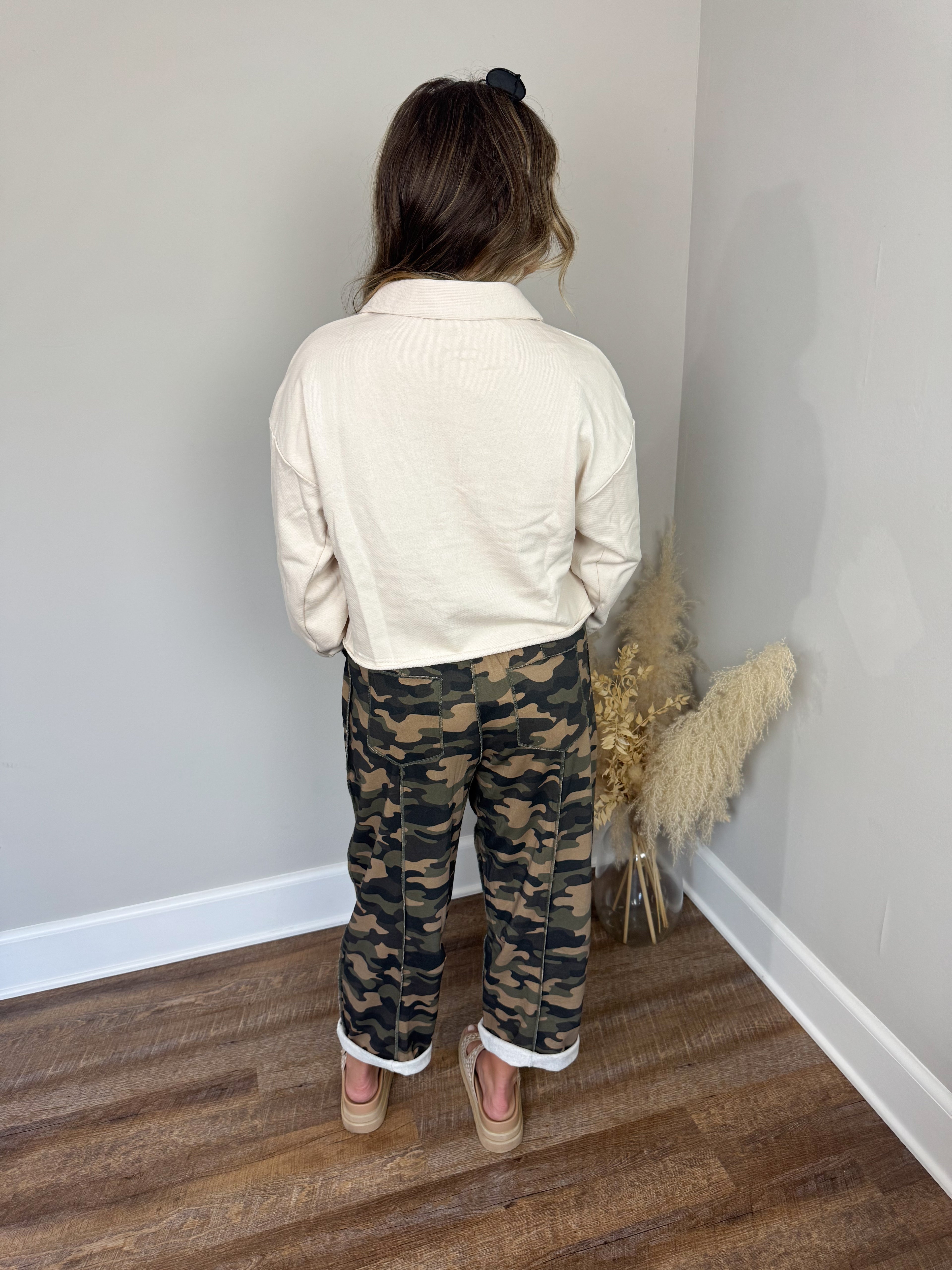 Seabreeze Terry Pullover | Beige