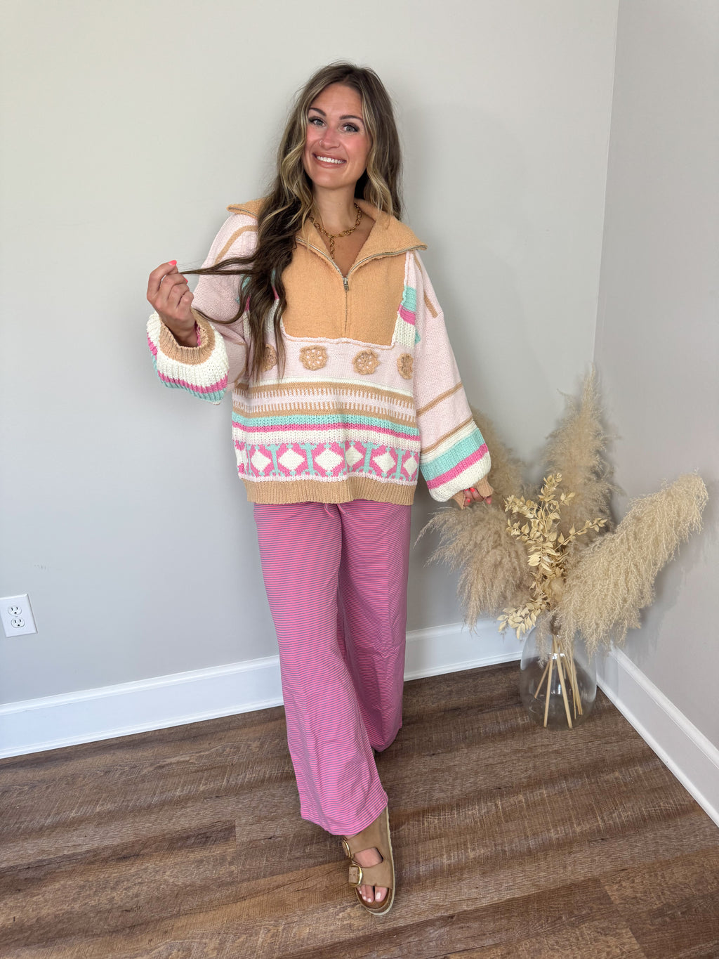 Snow Bunny Pullover | Blush