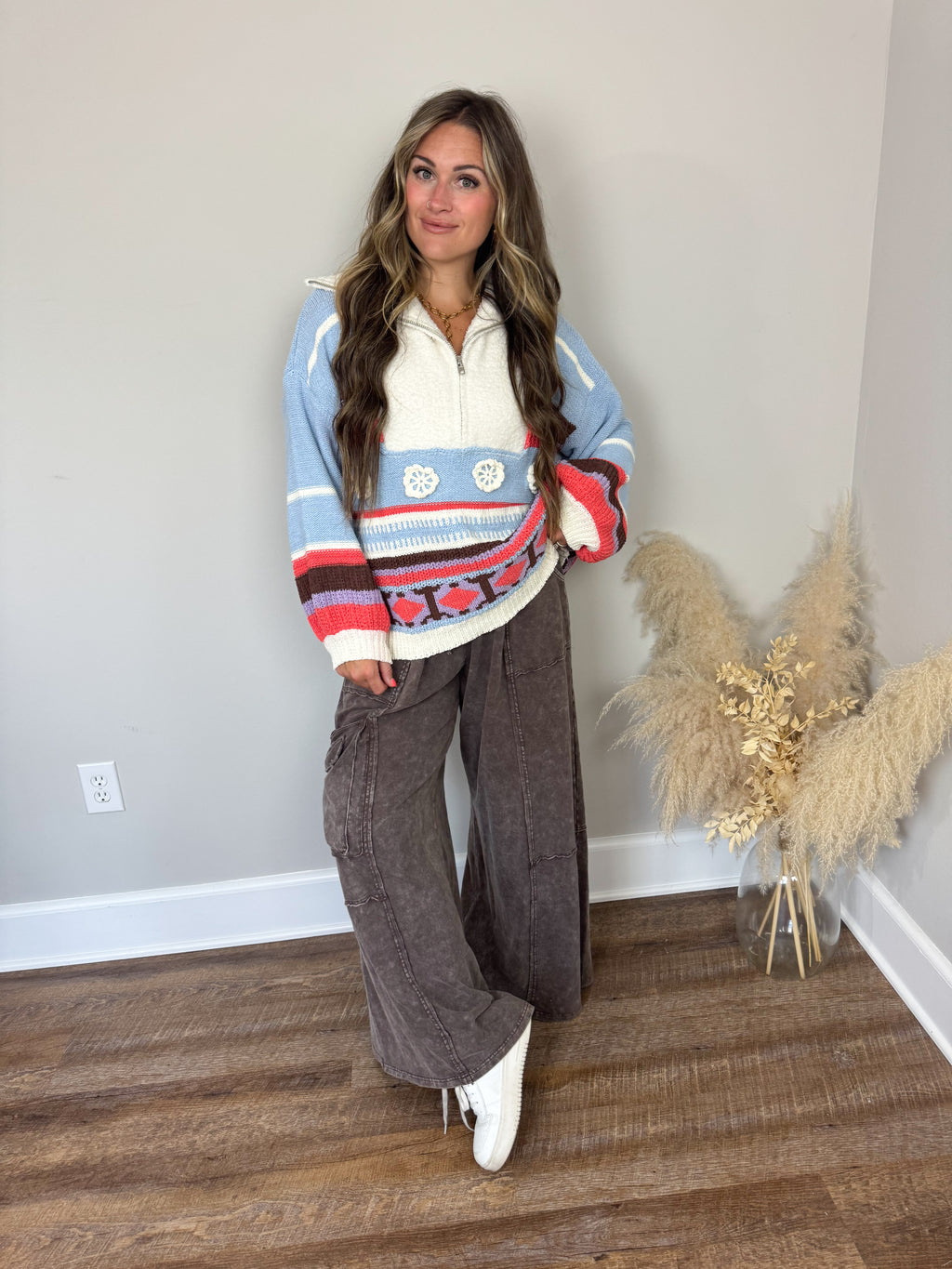 Snow Bunny Pullover | Sky