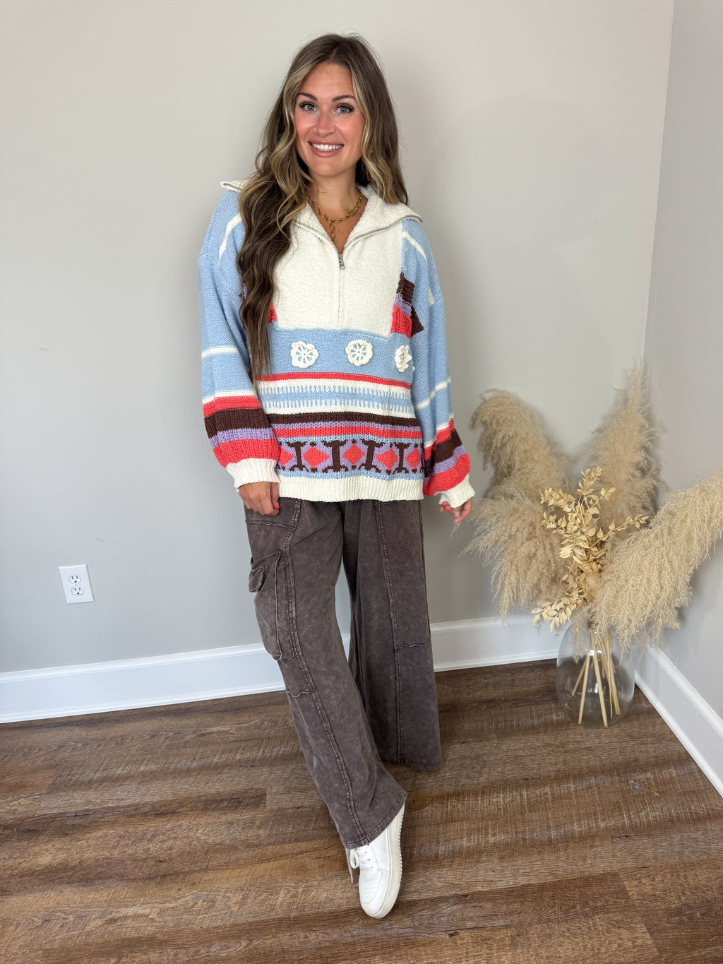 Snow Bunny Pullover | Sky