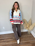 Snow Bunny Pullover | Sky