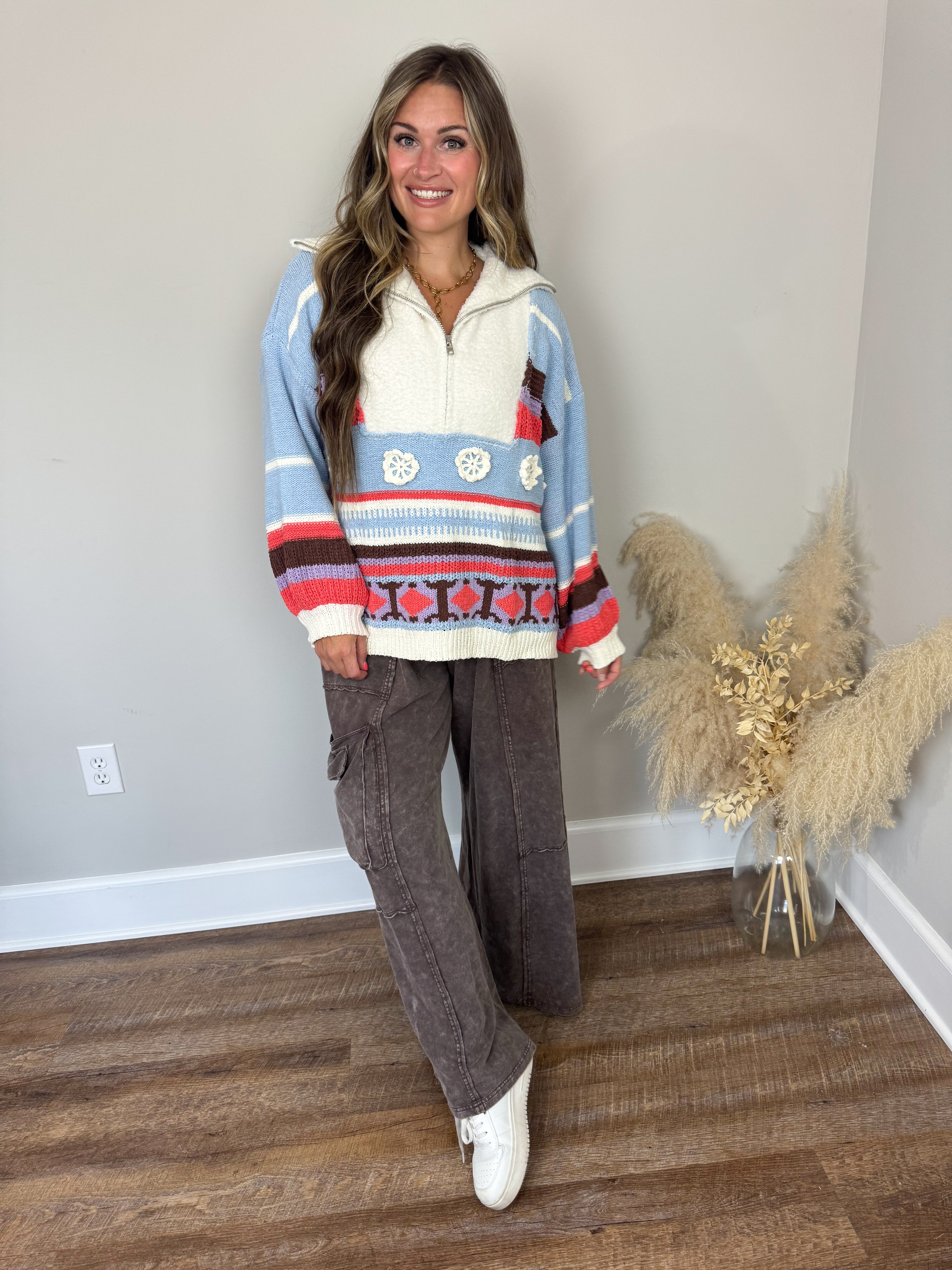 Snow Bunny Pullover | Sky