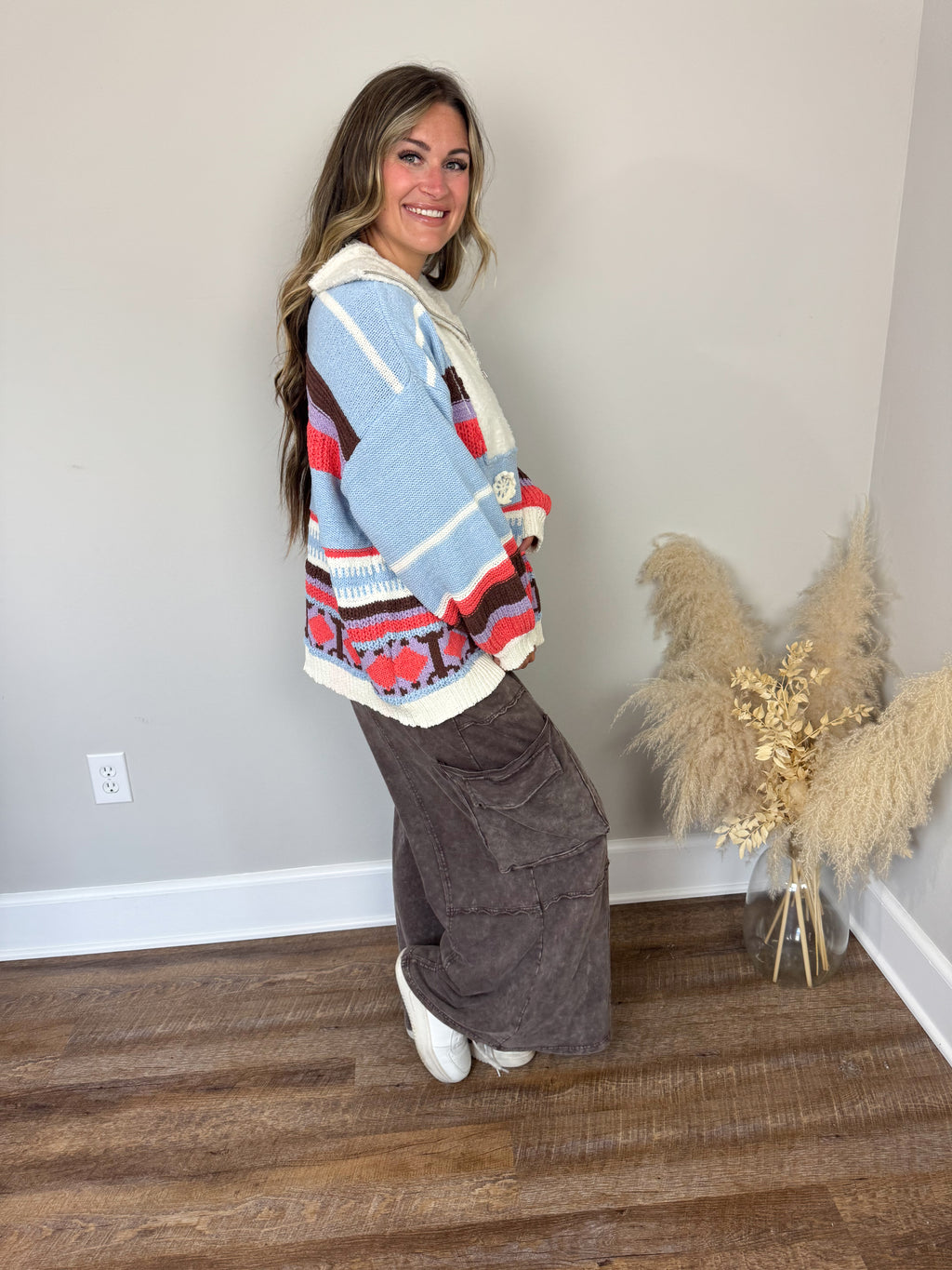 Snow Bunny Pullover | Sky