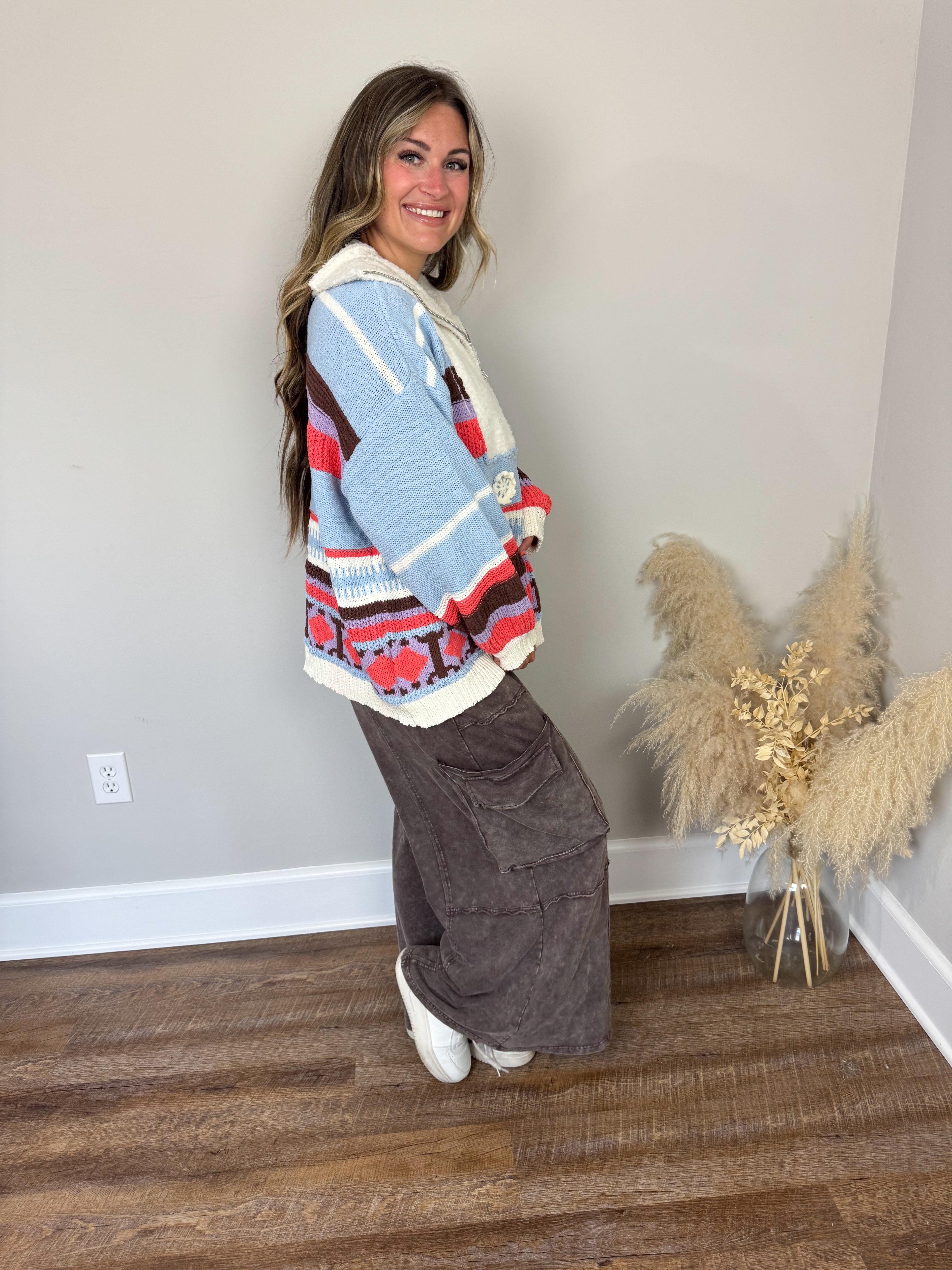 Snow Bunny Pullover | Sky