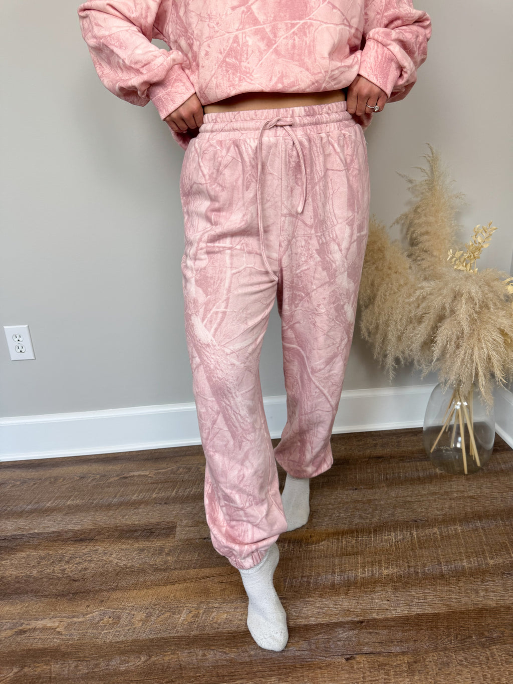 Boston Camo Joggers | Pink