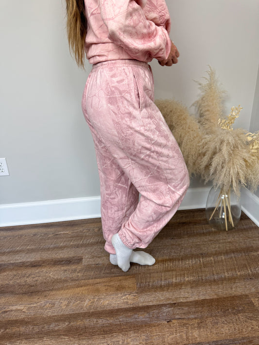 Boston Camo Joggers | Pink