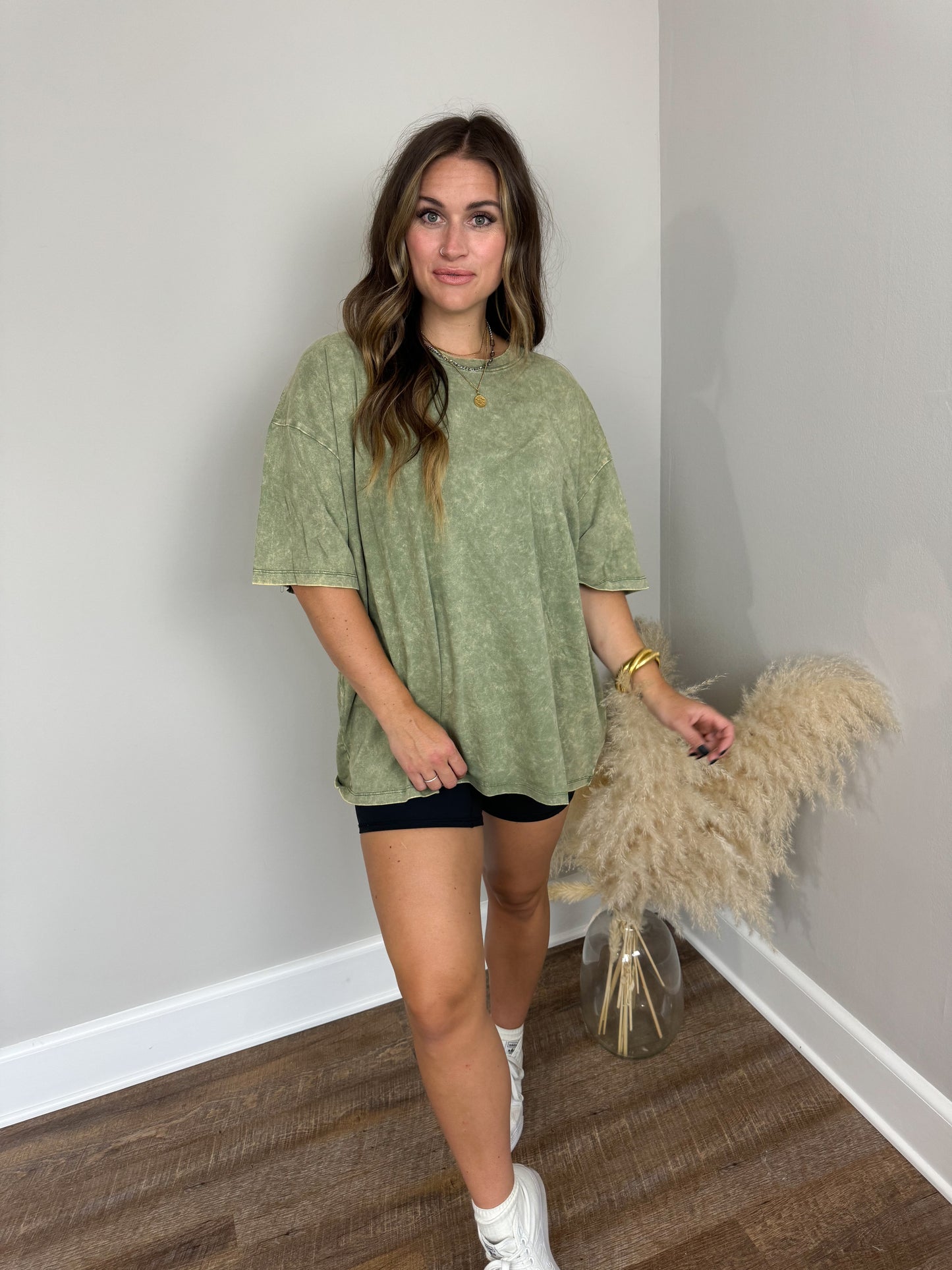 Boyfriend Oversized T-Shirt | Olive