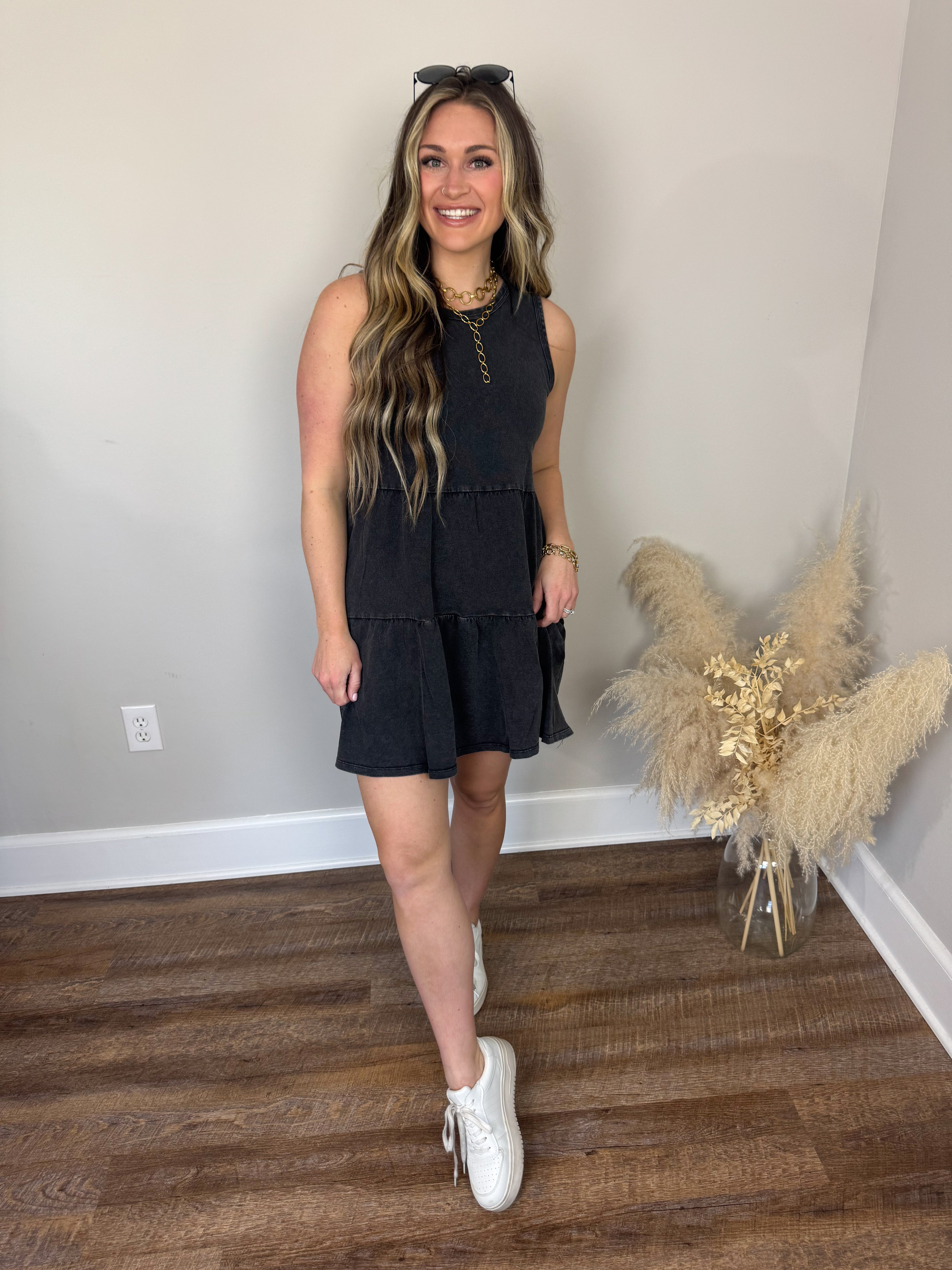 Honey Glow Dress | Black