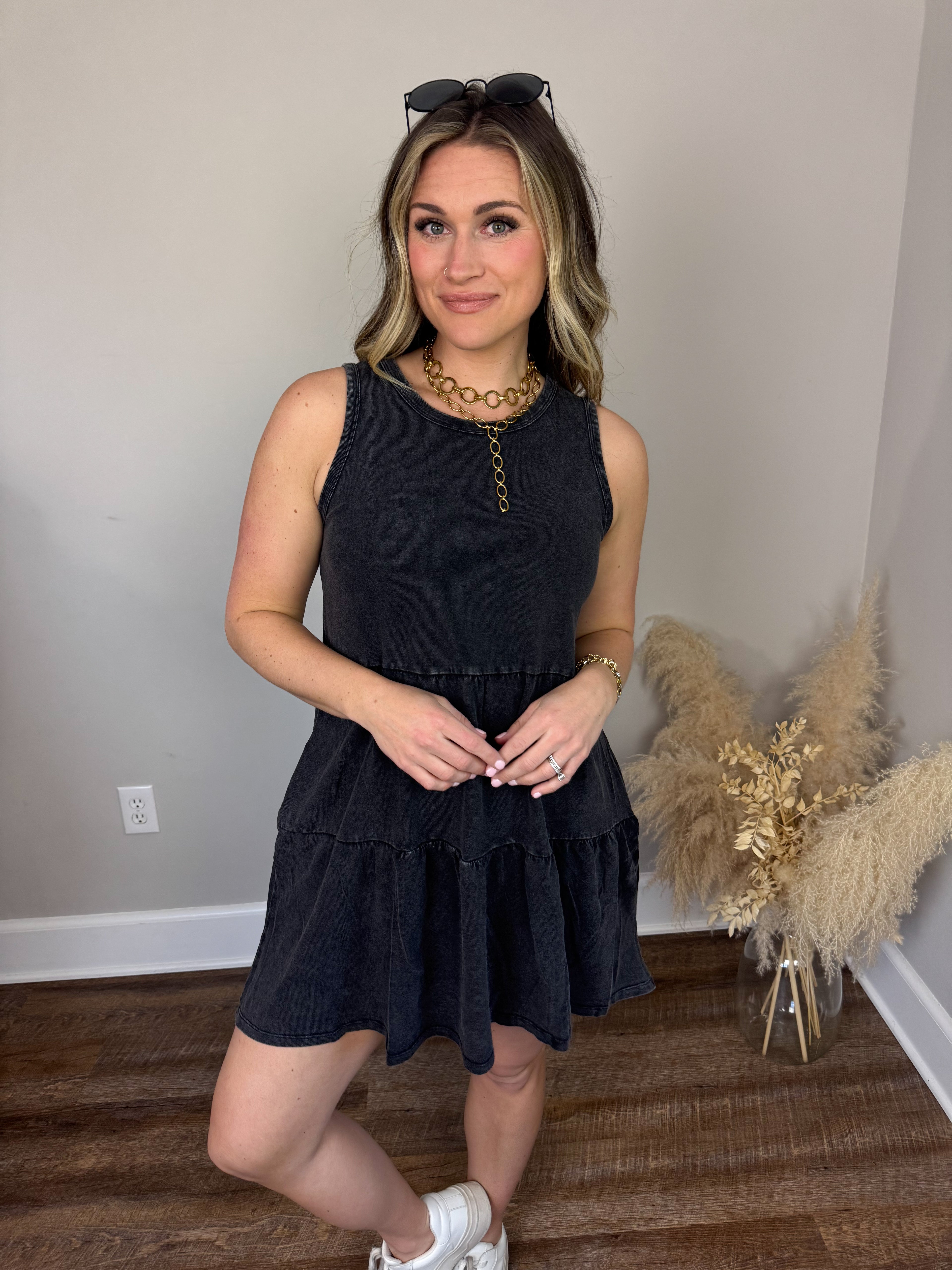 Honey Glow Dress | Black