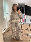 Leopard Zip Up Hoodie