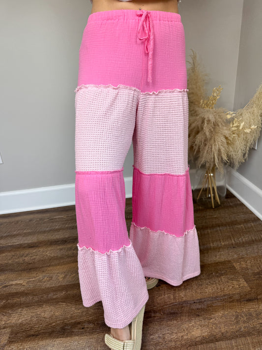 Hunter Gauze Pants | Pink