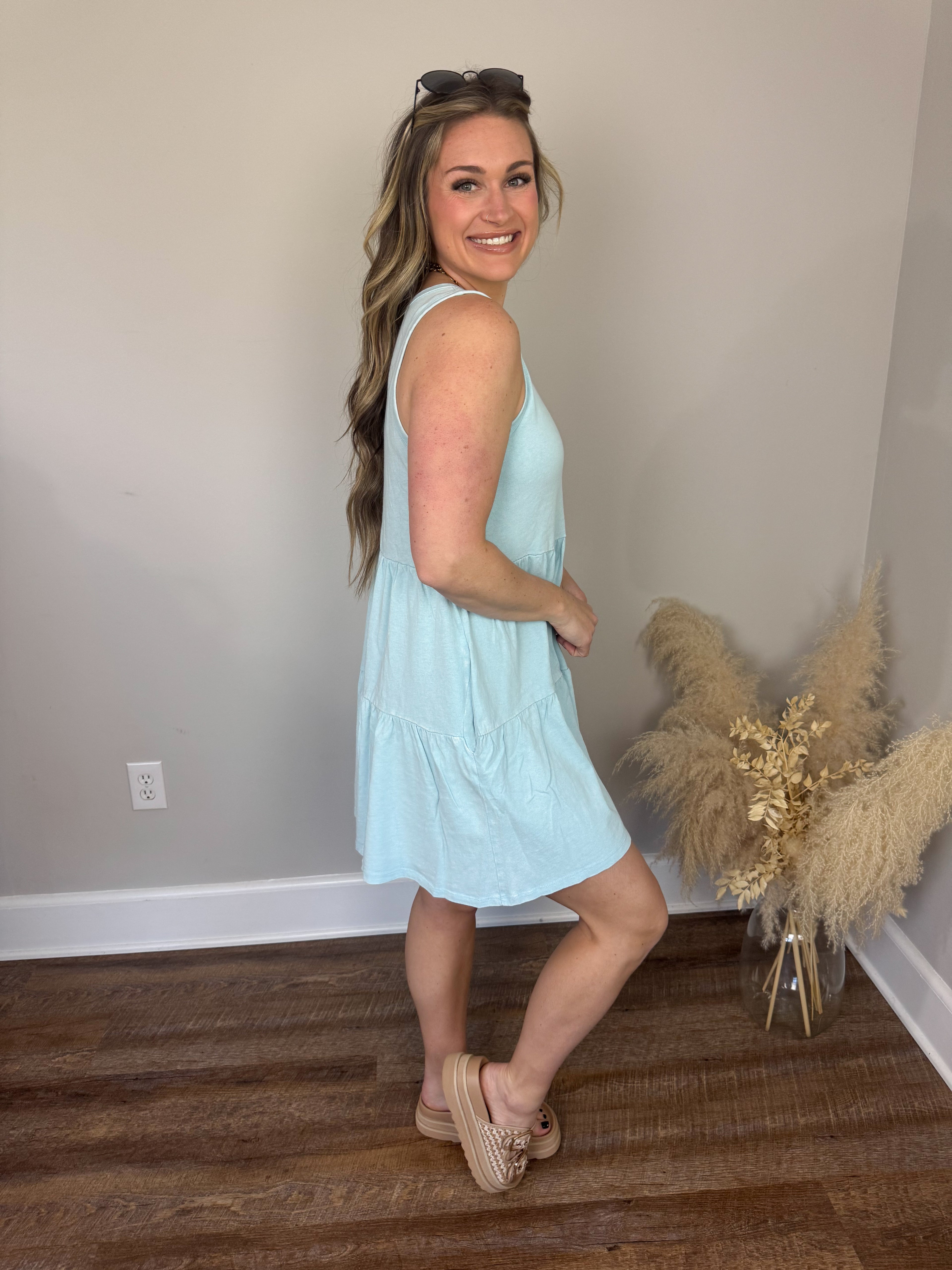 Honey Glow Dress | Blue