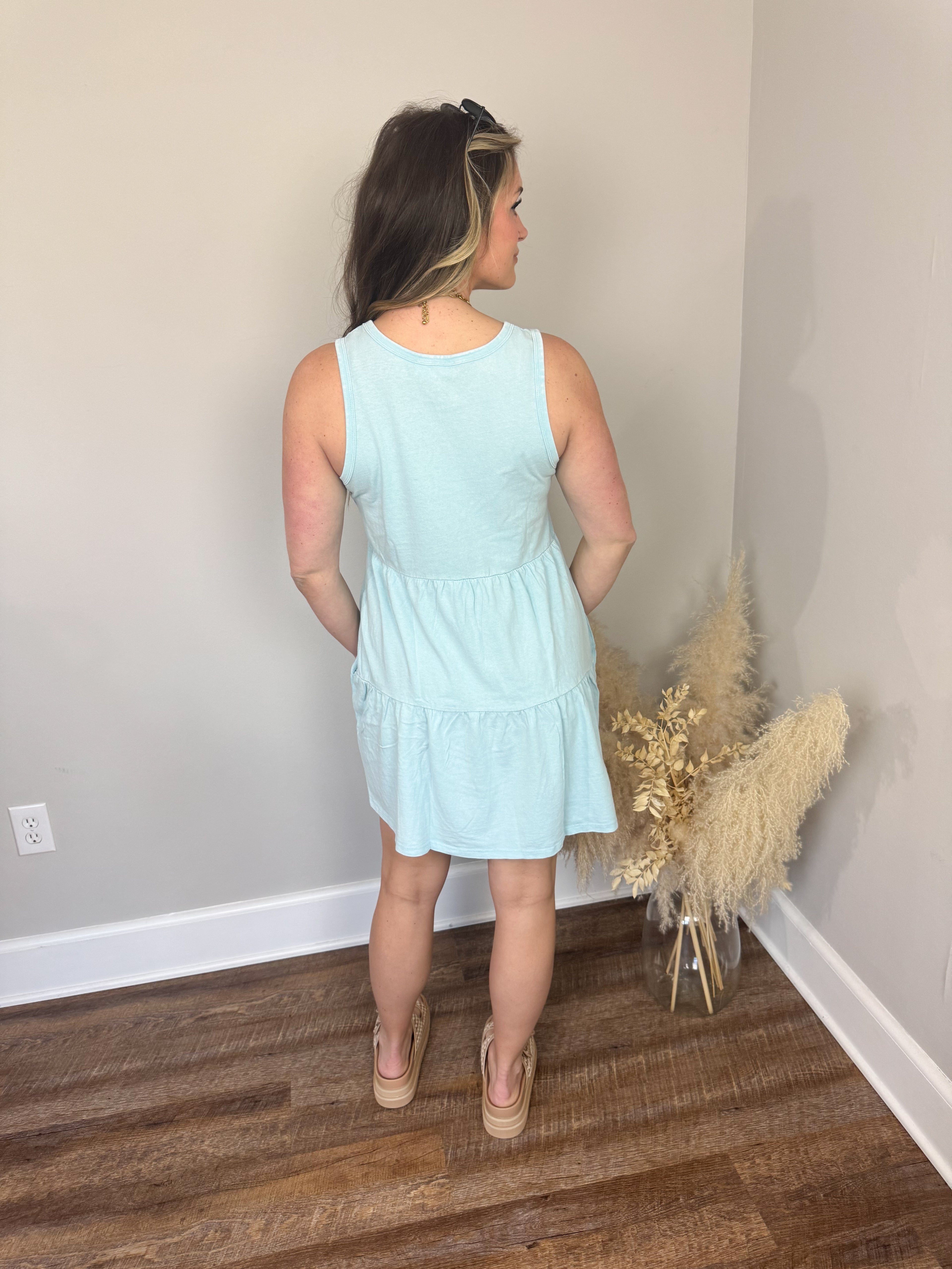 Honey Glow Dress | Blue