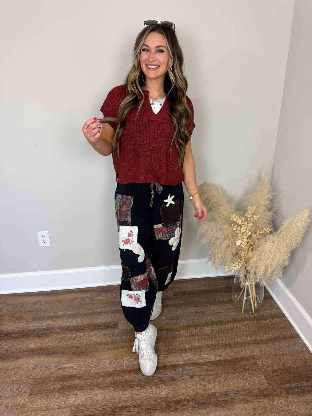 Fate Gauze Joggers | Black