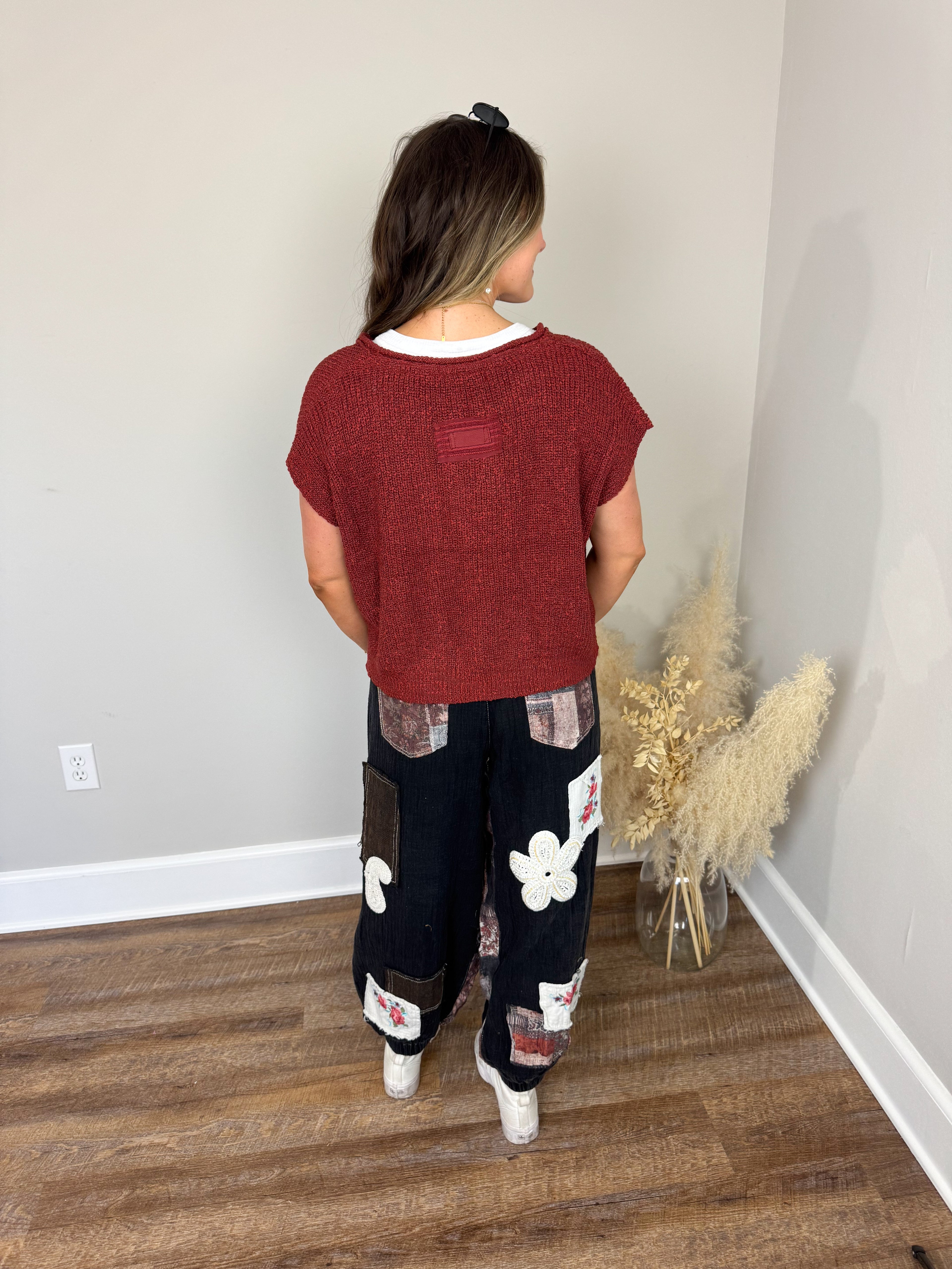 Fate Gauze Joggers | Black