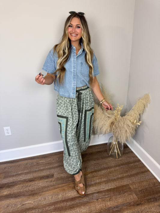 Logan Denim Top