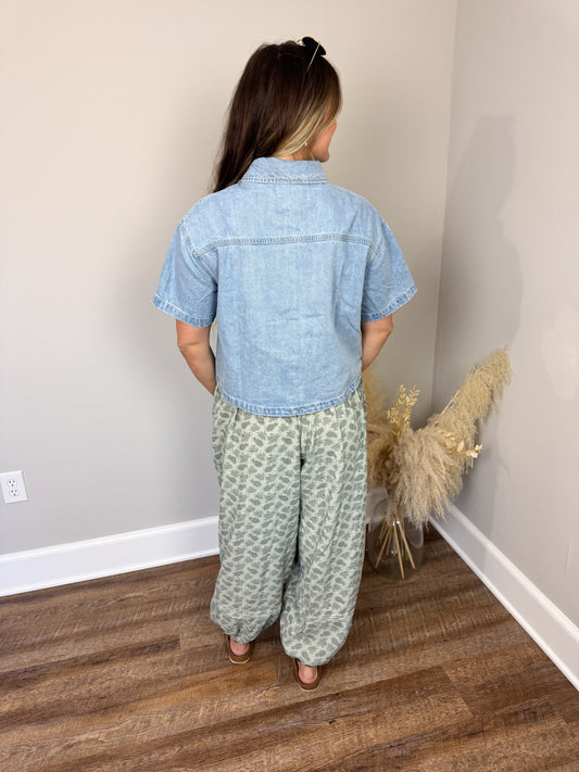 Logan Denim Top