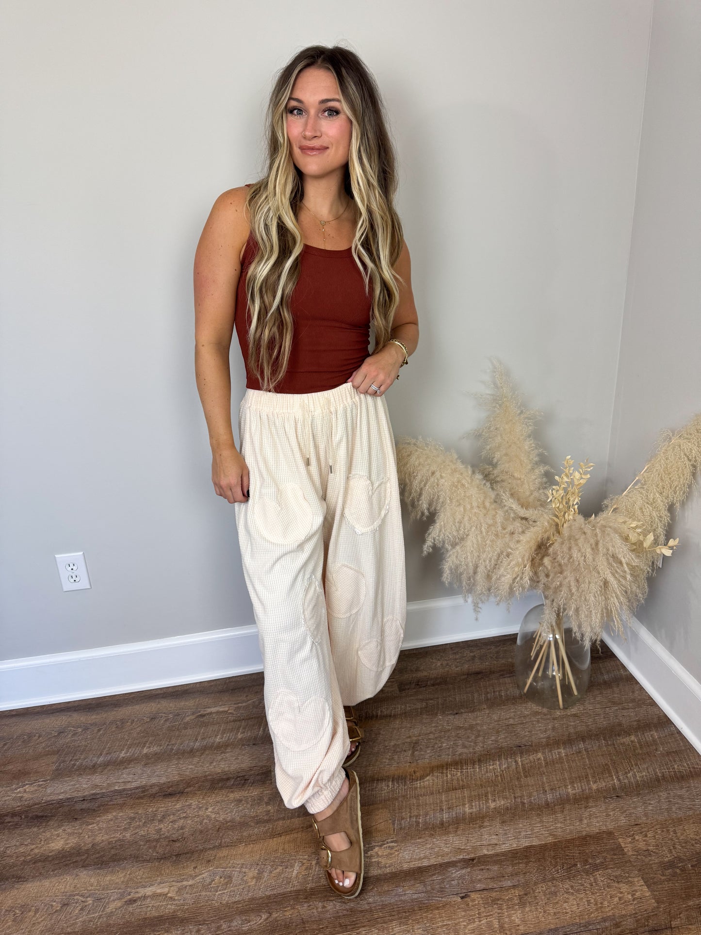 Clark Scoop Tank Top | Rust