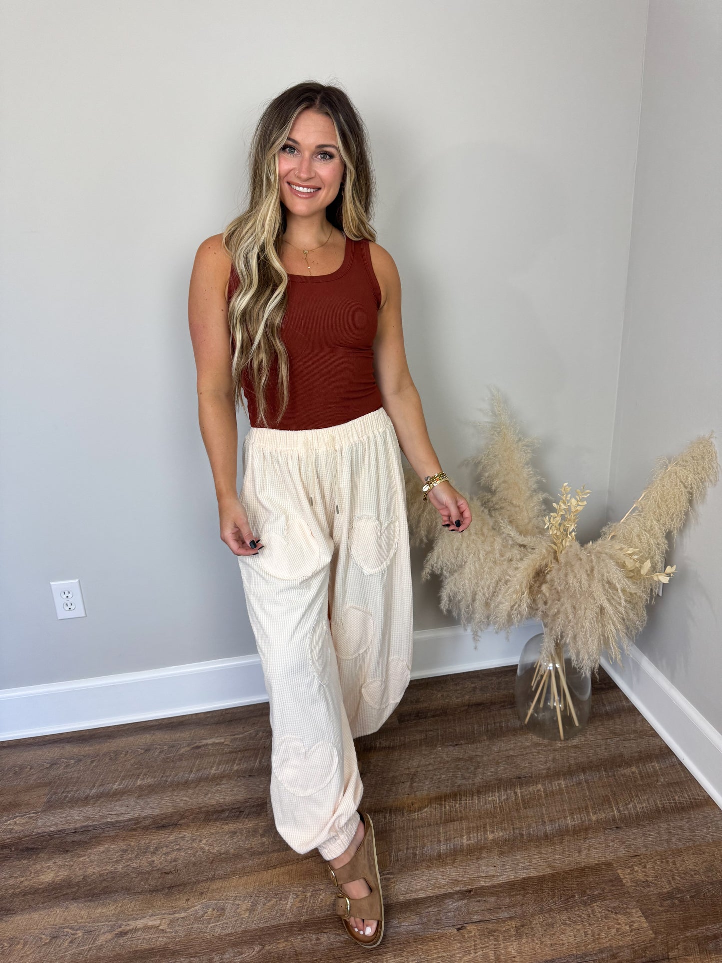 Clark Scoop Tank Top | Rust