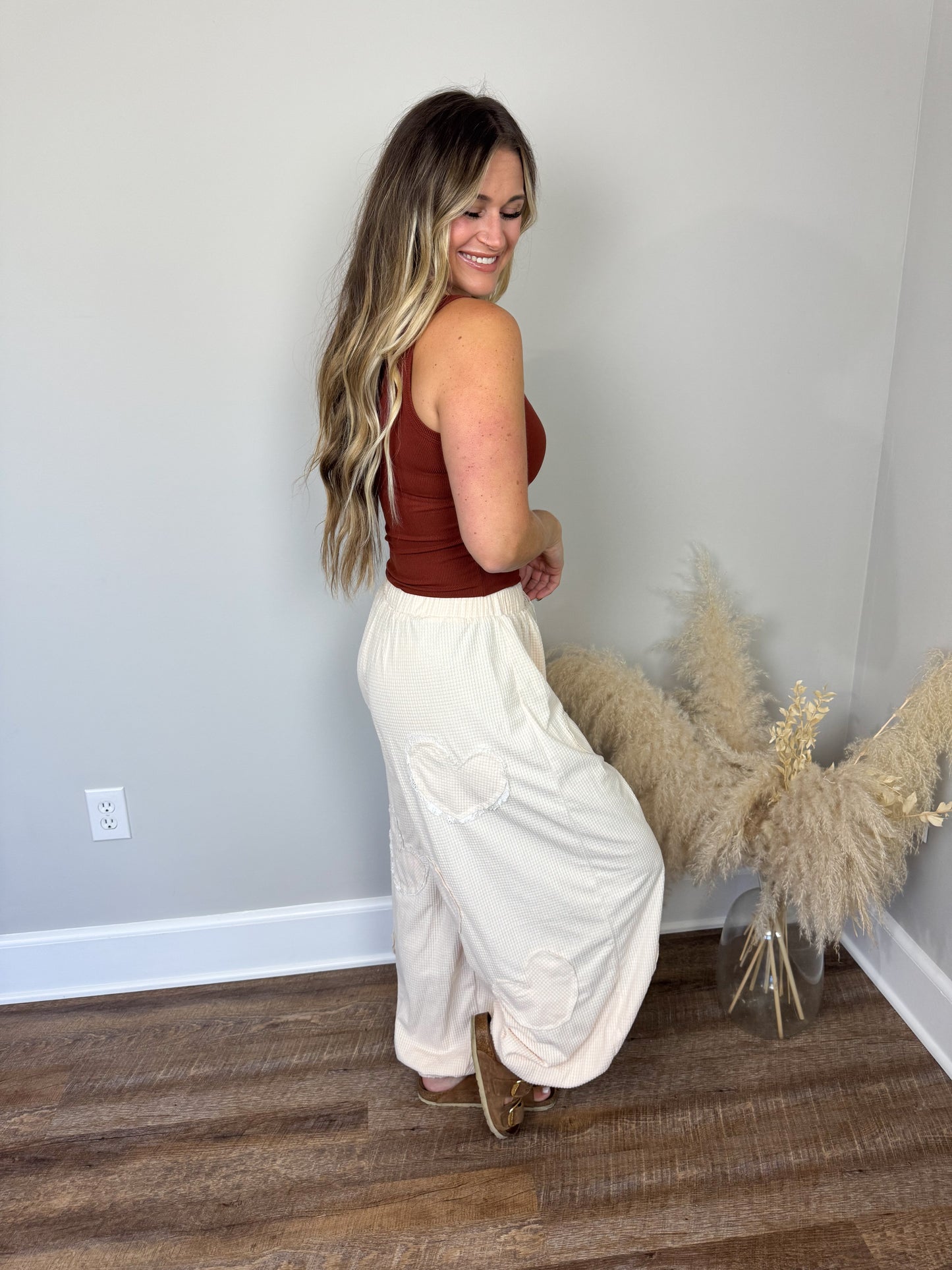 Clark Scoop Tank Top | Rust