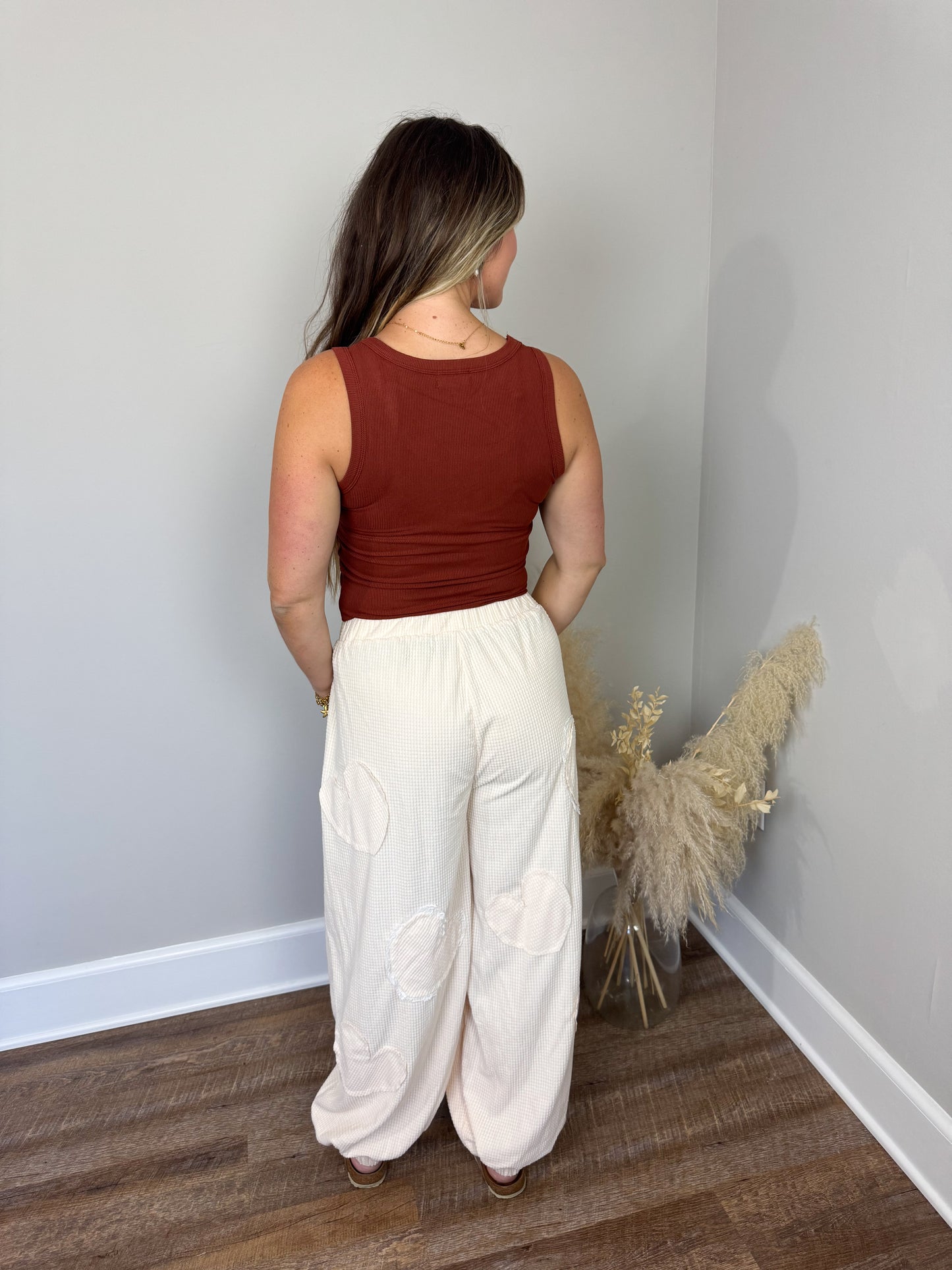 Clark Scoop Tank Top | Rust