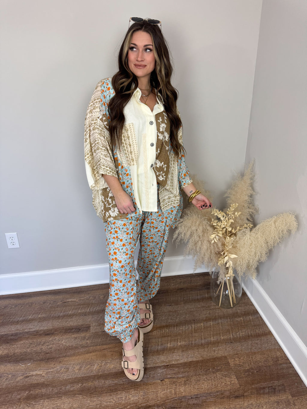 Ocean Contrast Top FINAL SALE