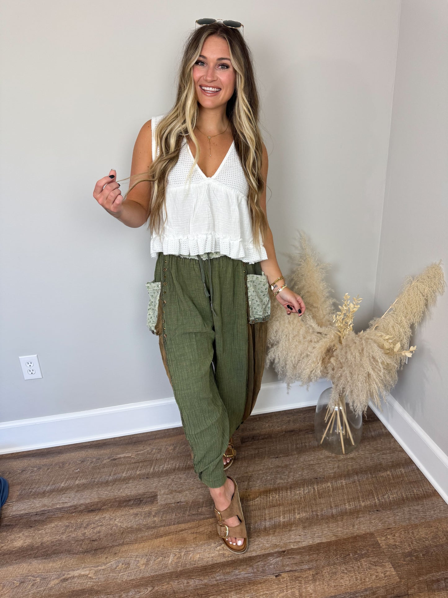 On the Vine Pants | Olive