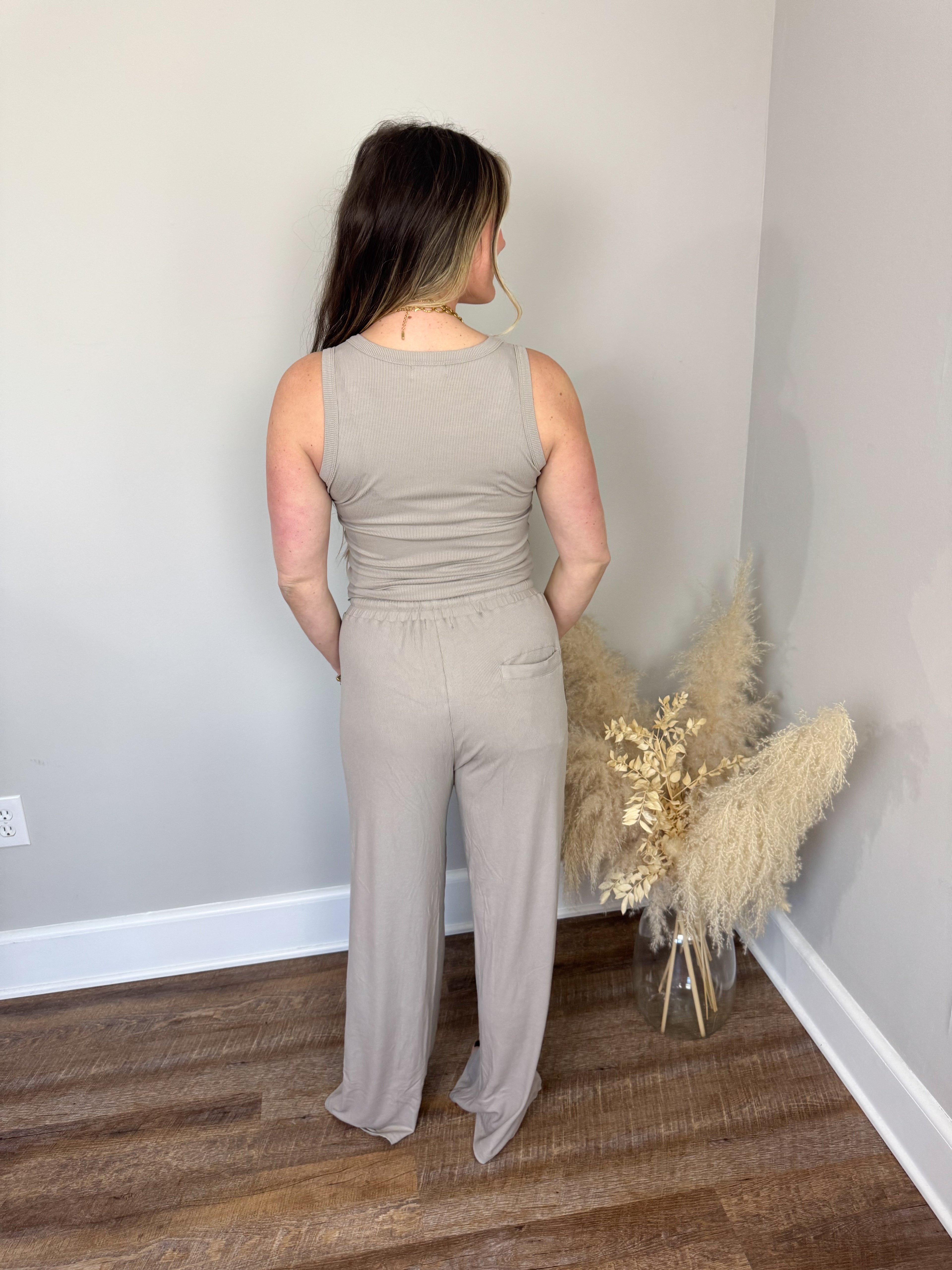 Clark Scoop Tank Top | Mocha