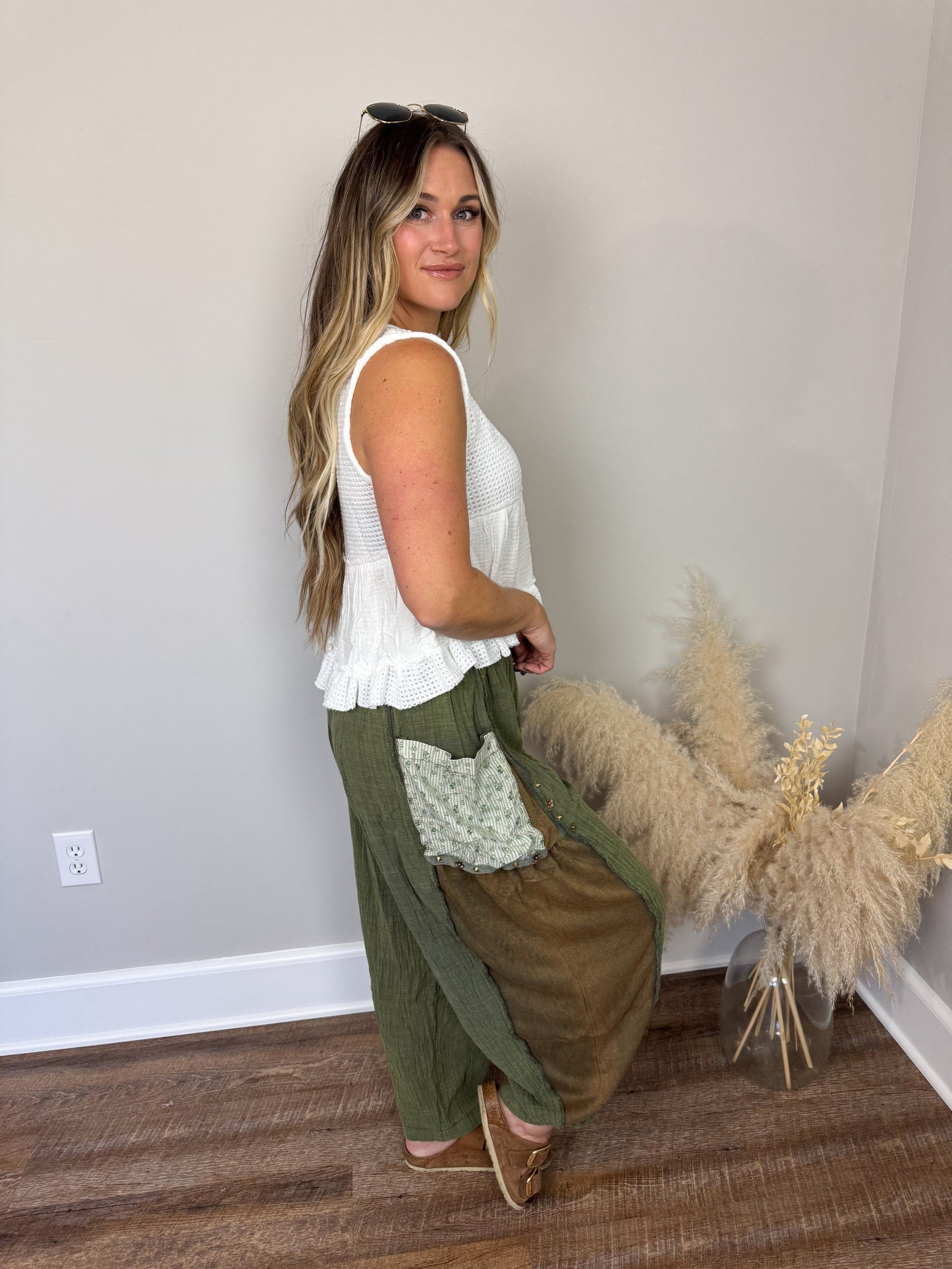 On the Vine Pants | Olive
