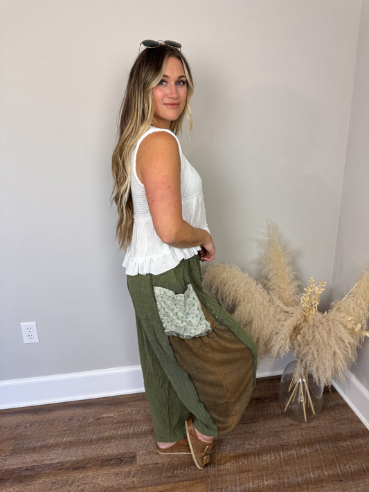 On the Vine Pants | Olive