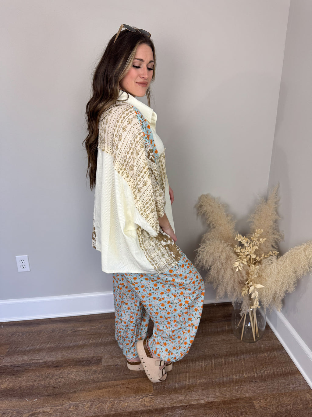 Ocean Contrast Top FINAL SALE