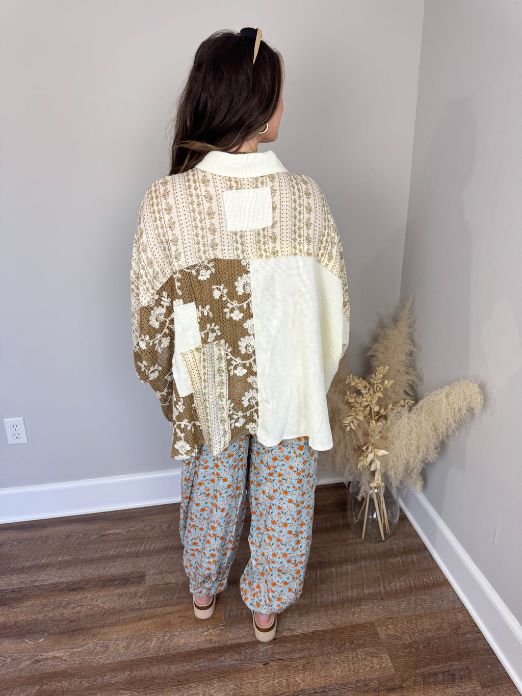 Ocean Contrast Top FINAL SALE