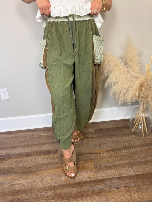 On the Vine Pants | Olive