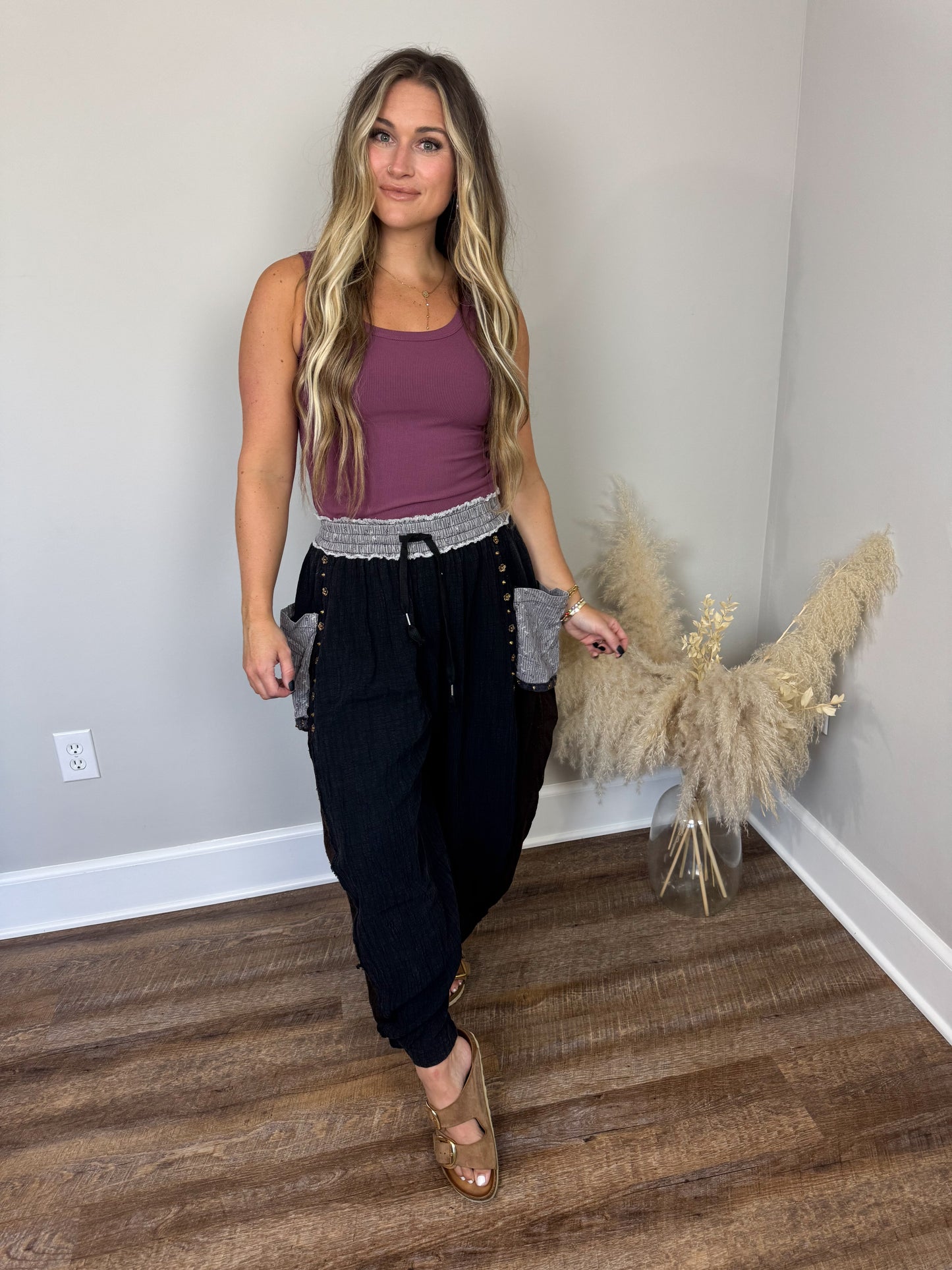 Clark Scoop Tank Top | Plum